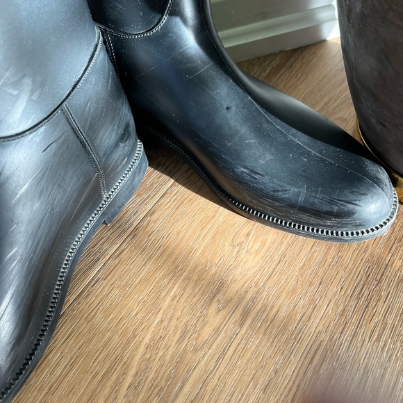 Authentic Burberry rubber rain boots - Picture 5 of 9